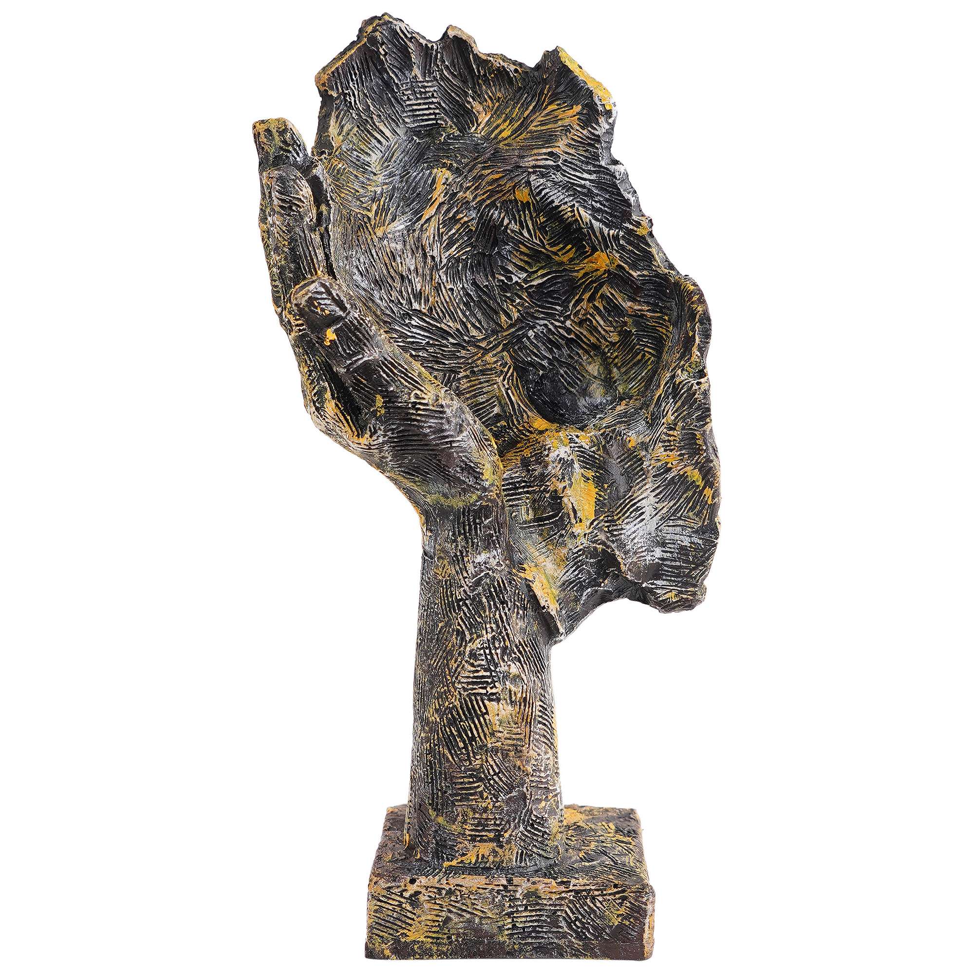 Face Statue for Living Room/Bedroom/Home/Office House, Big Size murti Antique Idol Abstract Art Decor showpiece Good for Gifts an Any Occasion Anniversary - Image 2