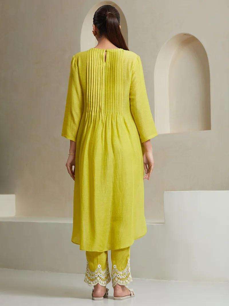 Women?s Traditional Cotton Kurta Palazzo Suit with Dupatta(XL) - Image 6