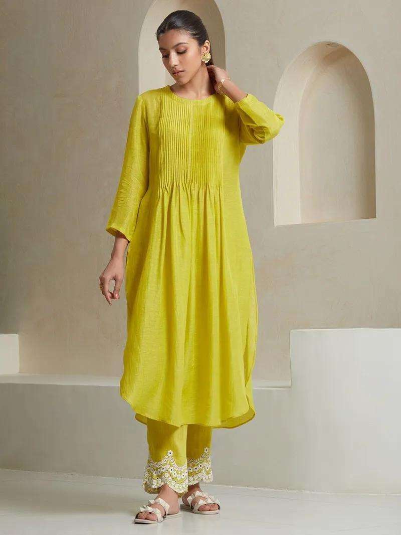 Women?s Traditional Cotton Kurta Palazzo Suit with Dupatta(XL) - Image 4